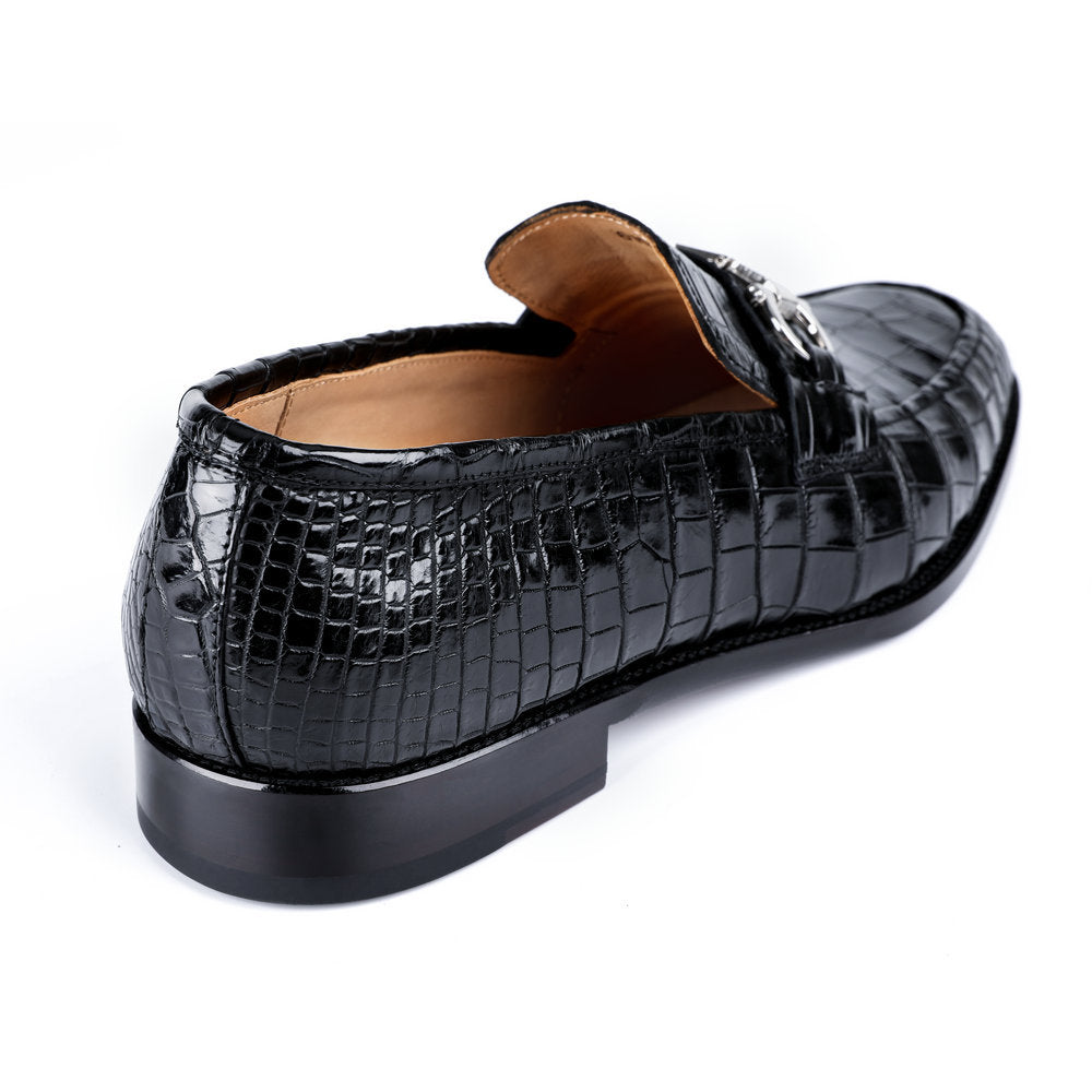 Crocodile skin men's leather shoes genuine leather high quality English style casual business formal suit shoes