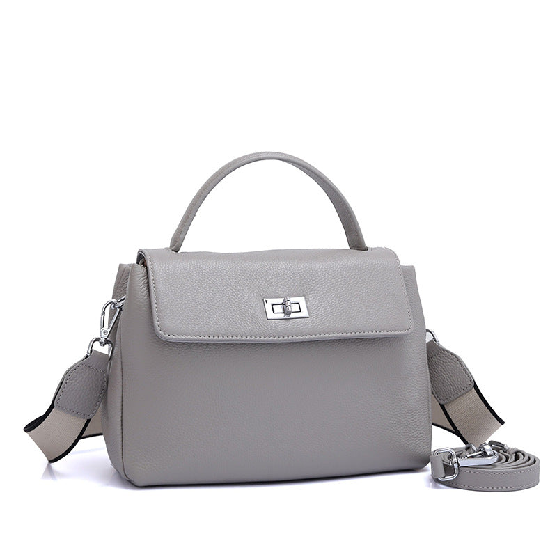 Genuine leather women's bag soft cowhide bag fashion crossbody bag tote bag goes with everything
