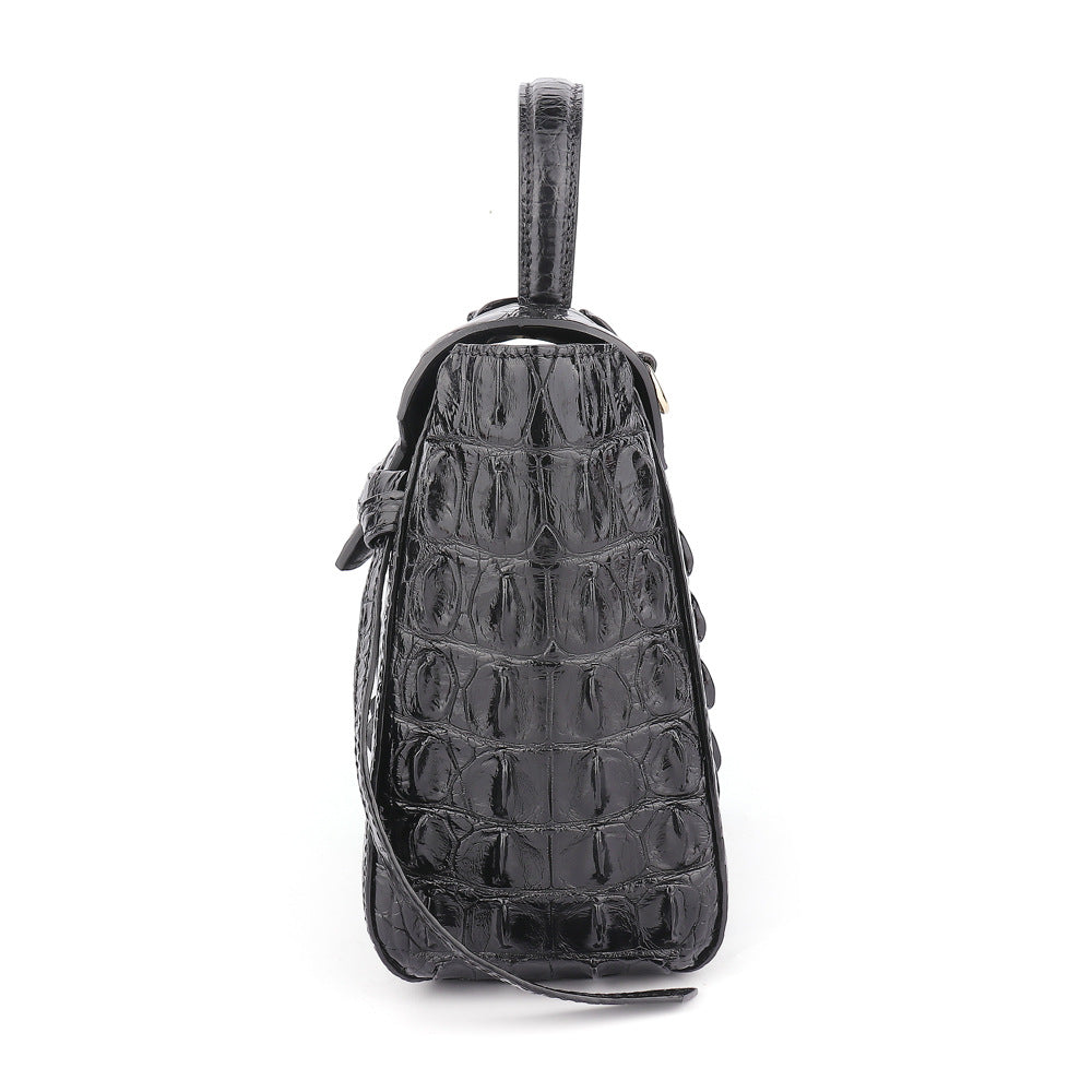 Fashion new Siamese crocodile skin large capacity ladies bag shoulder cross bag handbag 2way bag