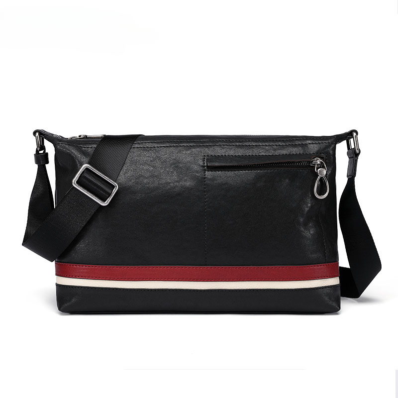 New Men's Shoulder Bag Made of Genuine Cowhide Leather Multifunctional Fashion Casual Large Capacity Crossbody Bag