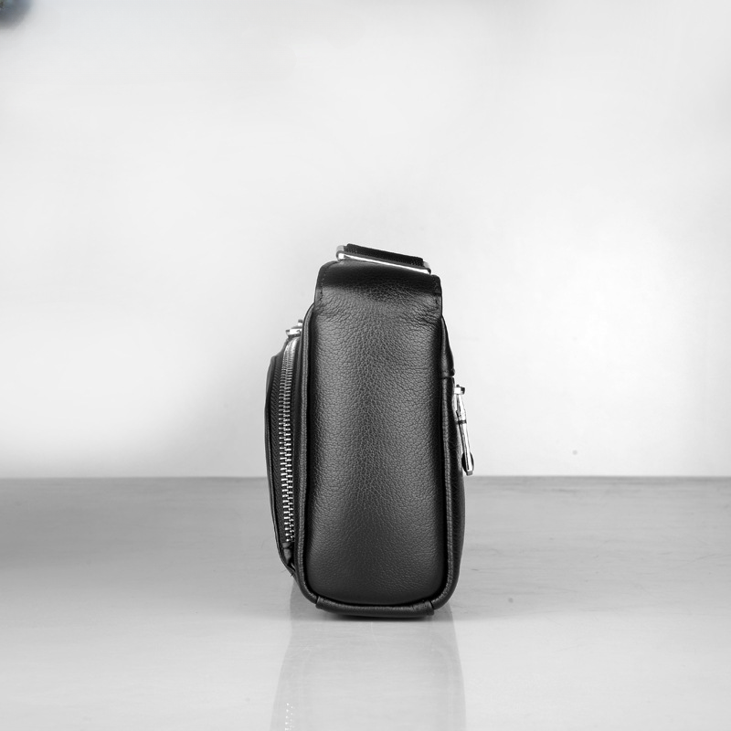 Men's Shoulder Bag Cowhide Genuine Leather Korean Fashion Casual Crossbody Bag