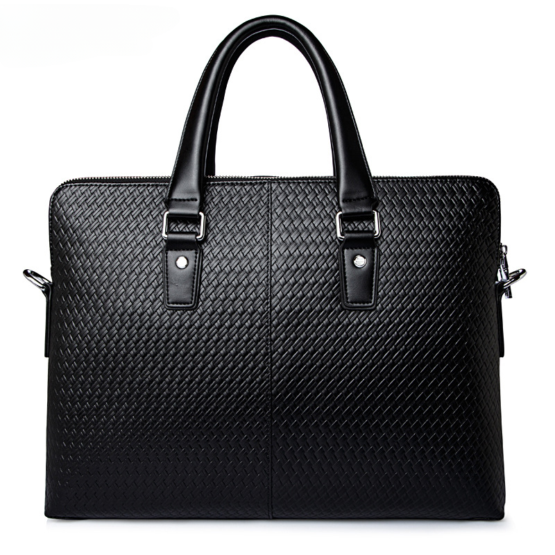 Men's handbag, handbag, genuine cowhide leather, large capacity, business computer bag, men's briefcase shoulder bag