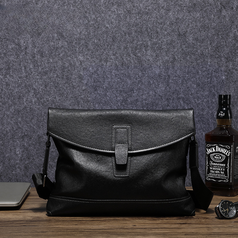 Men's Shoulder Bag Sports Bag Genuine Cowhide Leather Casual Crossbody Bag Backpack