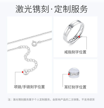 VANAラッキー四つ葉クローバーブレスレット女性純銀プレゼント