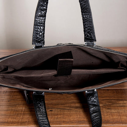 Men's handbag cowhide genuine leather business briefcase men computer bag 