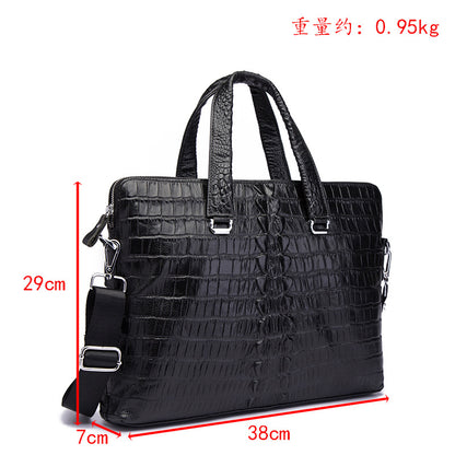 Men's handbag cowhide genuine leather business briefcase men computer bag 