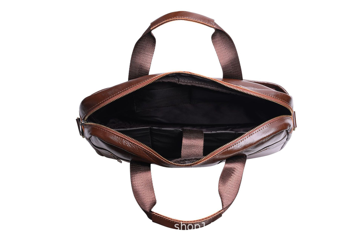 Men's Briefcase Handbag Genuine Cowhide Leather Business Fashion Men's Crossbody Bag Shoulder Bag