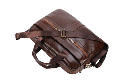 Men's Briefcase Handbag Genuine Cowhide Leather Business Fashion Men's Crossbody Bag Shoulder Bag