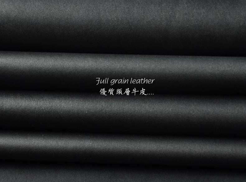 Men's Rucksack Handmade Cowhide Genuine Leather Casual Travel Bag Computer Bag Simple Fashion Unisex Bag 