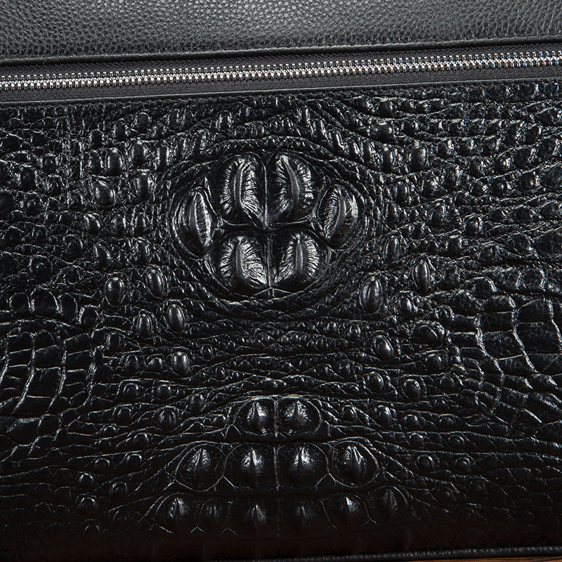 Men's Briefcase Cowhide Genuine Leather Business Handbag Men Computer Bag 