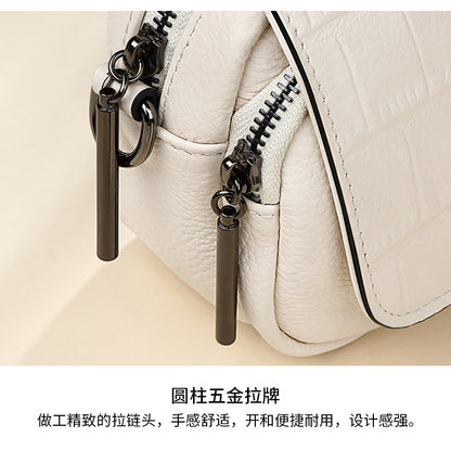 Genuine leather bag ladies bag fashion broadband fish pattern casual shoulder bag.Pochette