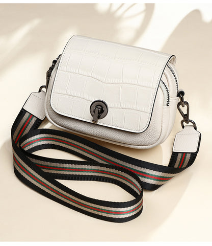 Genuine leather bag ladies bag fashion broadband fish pattern casual shoulder bag.Pochette