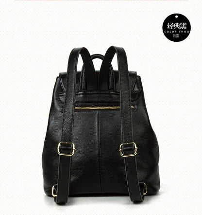 Genuine Leather Rucksack Women Boston Bag Fashion Cowhide Women Bag Casual Rucksack