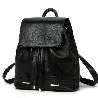 Genuine Leather Rucksack Women Boston Bag Fashion Cowhide Women Bag Casual Rucksack