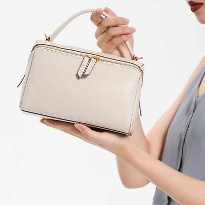 Genuine leather women's handbag Boston bag Cowhide ladies crossbody bag Handbag.bag