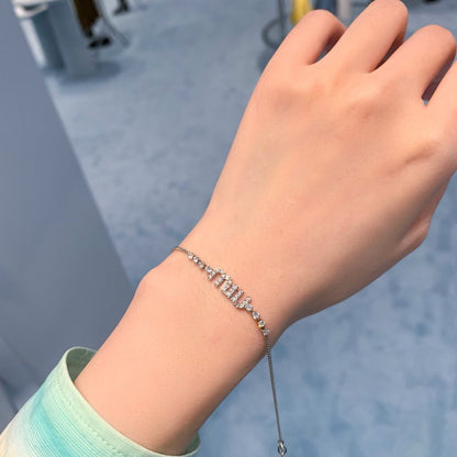 MIUMIUレディーファッション手飾り 高級感 気質 女性ブレスレット SL0005