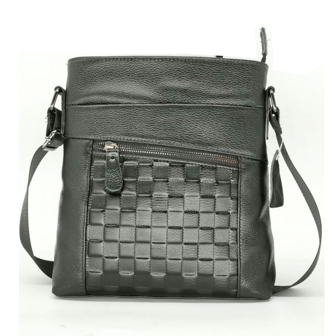 Men's Shoulder Bag Cowhide Wear-resistant Casual Fashion Male Crossbody Bag 