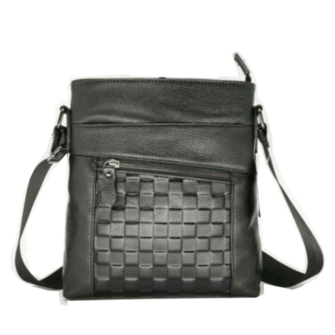 Men's Shoulder Bag Cowhide Wear-resistant Casual Fashion Male Crossbody Bag 