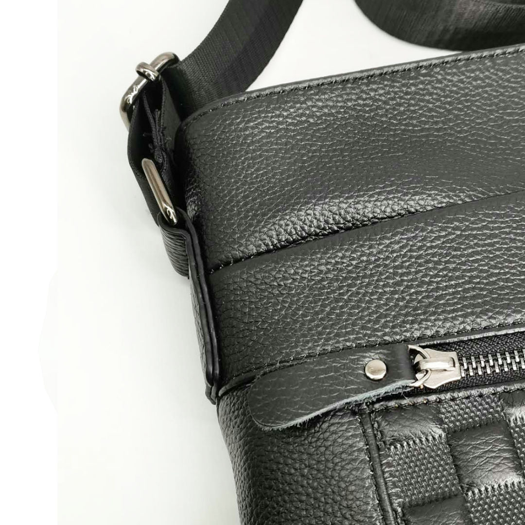 Men's Shoulder Bag Cowhide Wear-resistant Casual Fashion Male Crossbody Bag 