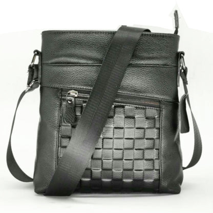Men's Shoulder Bag Cowhide Wear-resistant Casual Fashion Male Crossbody Bag 