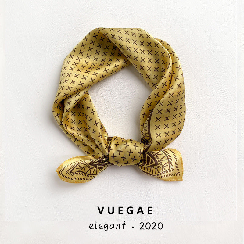 Silk scarf fashion scarf thin muffler decorating elegant temperament neckerchief 
