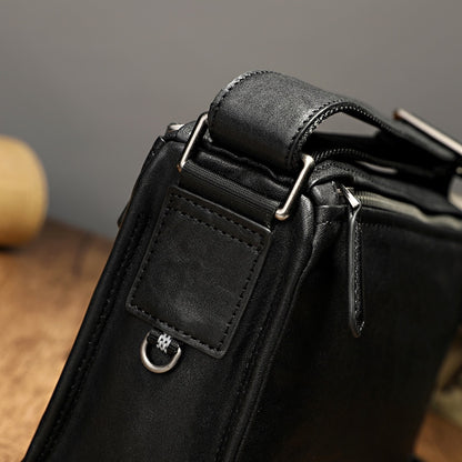 Men's Shoulder Bag Genuine Cowhide Leather Casual Bag Men's Crossbody Bag 