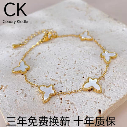 Ceadry kledle 蝶のブレスレットins風ファッション色落ちしない女性ブレスレットプレゼント