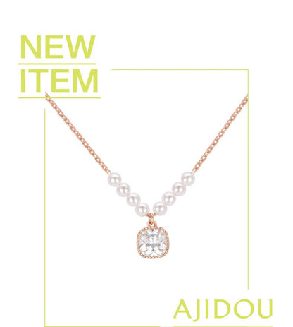 AJIDOU925シルバー優雅スタイリッシュなネックレス贈り物