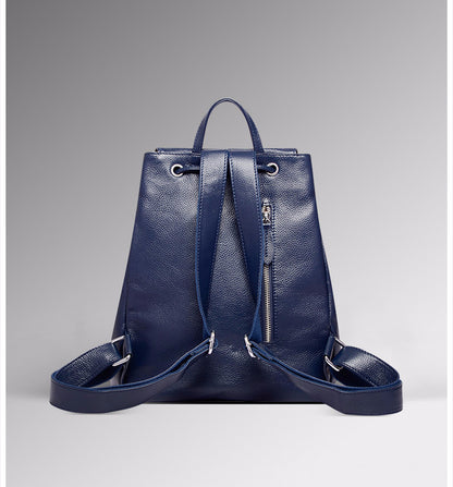 Fashion Rucksack Genuine Leather Women's Bag Top Cowhide Casual Rucksack that goes with anything