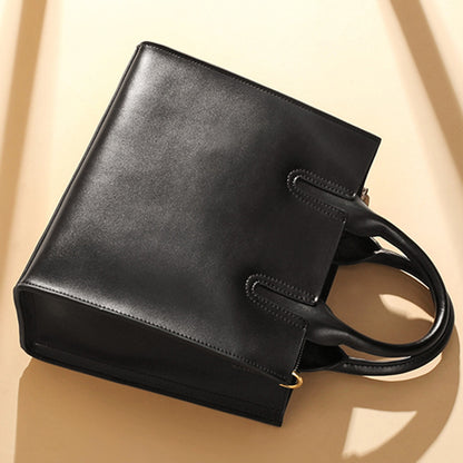Women's bag just like the star Genuine leather fashion handbag crossbody bag Cowhide simple shoulder bag that goes with anything. Pochette