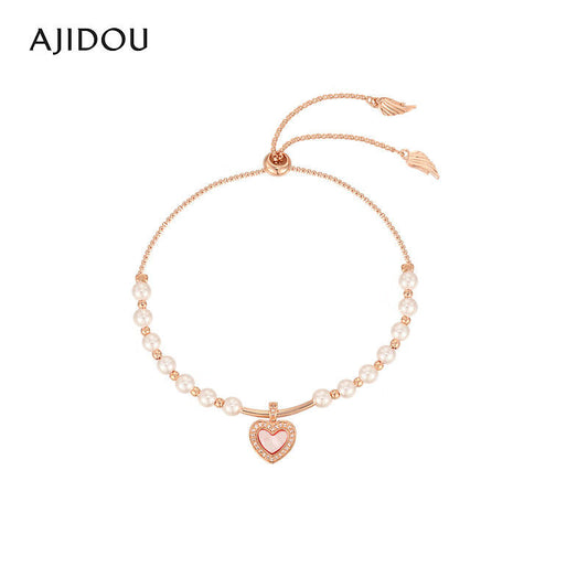AJIDOU  心のシグナルシリーズ優雅なハートブレスレット贈り物