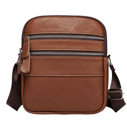 Men's Shoulder Bag Made of Genuine Cowskin Leather Korean Fashion Wear-resistant Crossbody Bag for Men 