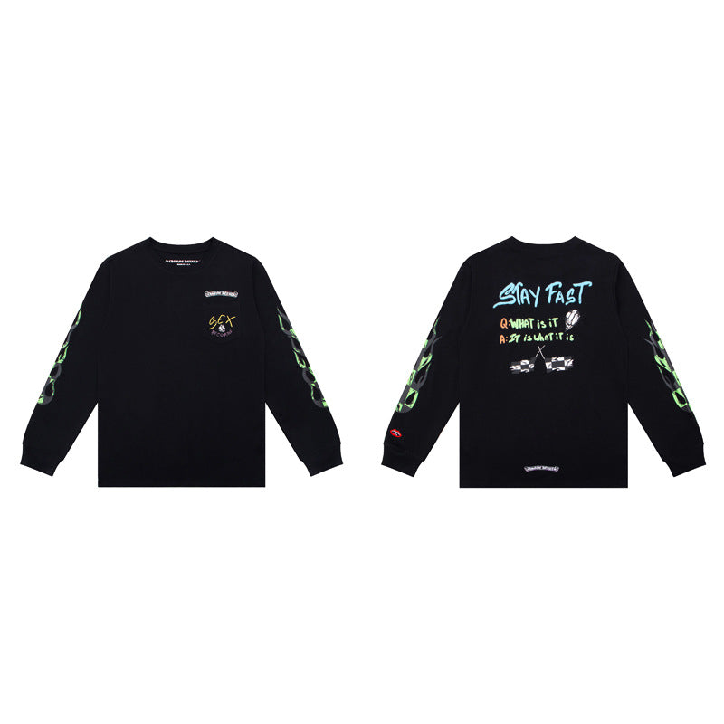 ファッション長袖Tシャツ おしゃれクールカジュアル 上着 SY1356