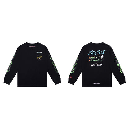 ファッション長袖Tシャツ おしゃれクールカジュアル 上着 SY1356