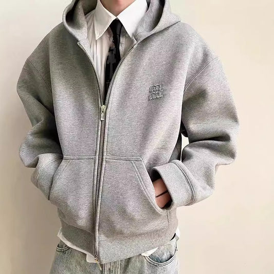 MIUMIUファッションパーカー おしゃれクールカジュアル 男女長袖上着   SY0156
