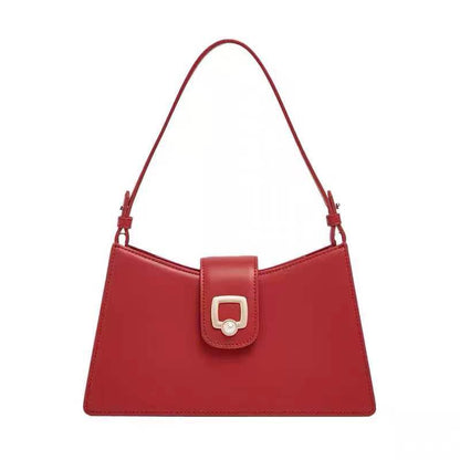 Genuine leather ladies pearl handbag stylish crossbody bag luxury simple shoulder armpit bag shoulder bag. pochette