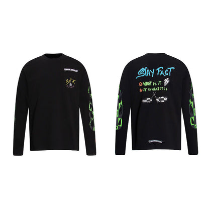 ファッション長袖Tシャツ おしゃれクールカジュアル 上着 SY1356