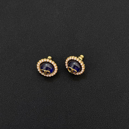 Pearl earrings women's fashion simple earrings that go with anything 