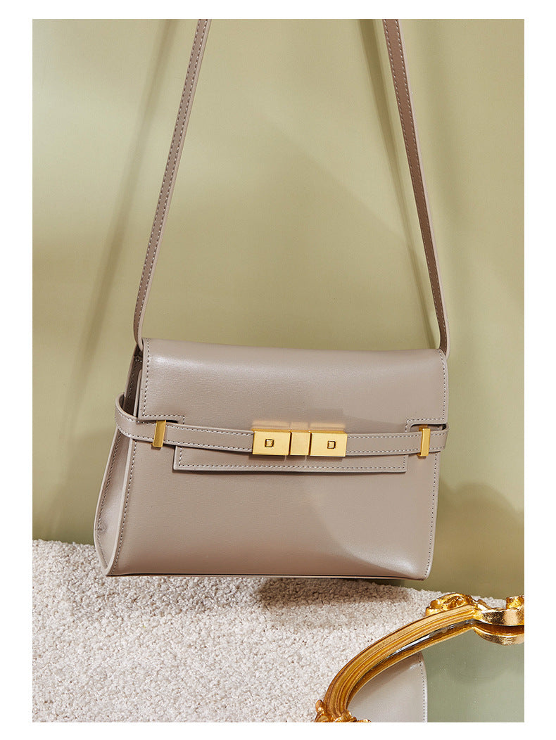 Women's Bag Genuine Leather Bag Single Crossbody Bag Fashion Luxury Elegant Commuting Shoulder Bag.Pochette