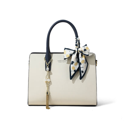 Women's bag handbag genuine leather crossbody bag high quality large capacity simple elegant shoulder bag.Pochette