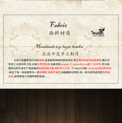 Men's Travel Bag Large Capacity Cowhide Crazy Horse Handmade Retro Crossbody Bag Fashion Luggage Bag for Men 