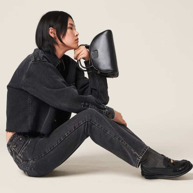 MIUMIUファッションカジュアル  おしゃれズボン ジーパン九分ズボン KZ0165