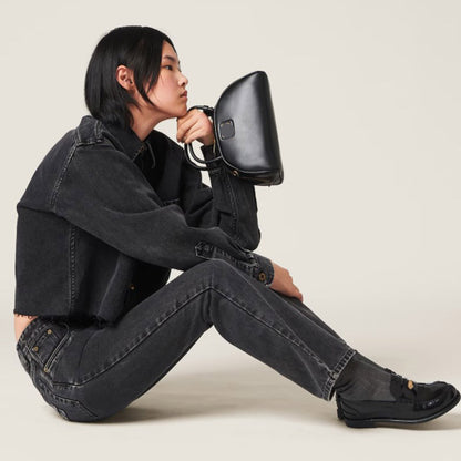 MIUMIUファッションカジュアル  おしゃれズボン ジーパン九分ズボン KZ0165