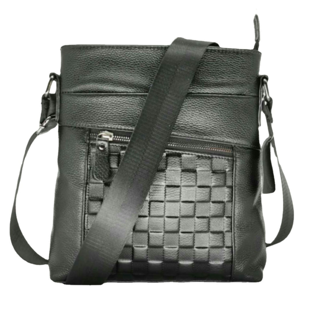 Men's Shoulder Bag Cowhide Wear-resistant Casual Fashion Male Crossbody Bag 