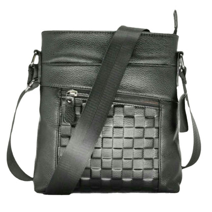 Men's Shoulder Bag Cowhide Wear-resistant Casual Fashion Male Crossbody Bag 