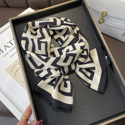 Silk scarf pattern mother pattern fashion elegant temperament silk scarf and neckerchief