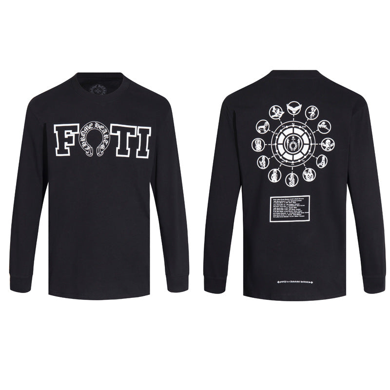 ファッション長袖Tシャツ おしゃれクールカジュアル 上着 SY1336