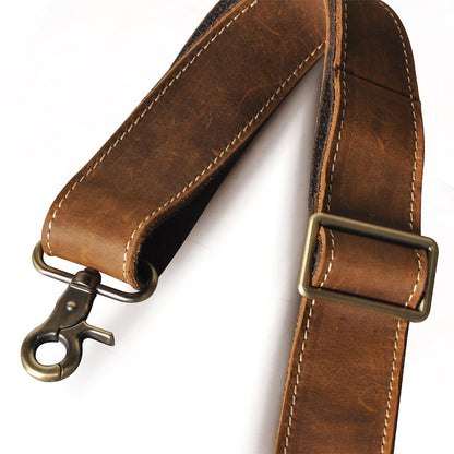 Men's bust bag Genuine cowhide leather outdoor multipurpose crossbody bag for men 