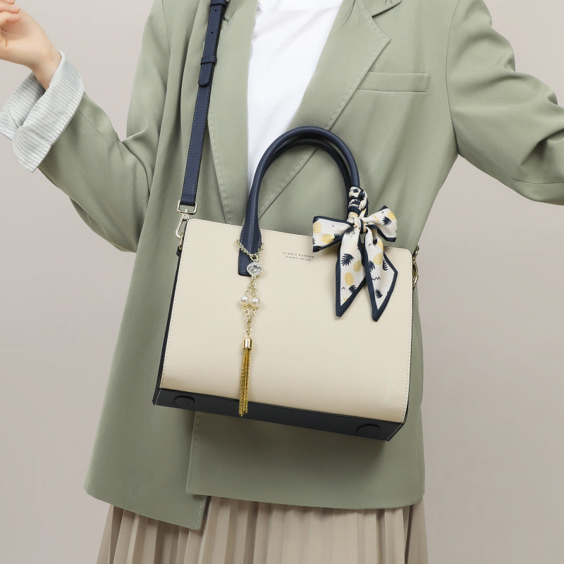 Women's bag handbag genuine leather crossbody bag high quality large capacity simple elegant shoulder bag.Pochette