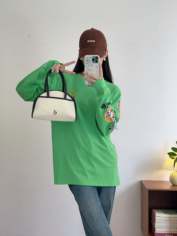 ファッション長袖tシャツ おしゃれクールカジュアル 上着  SY1009
